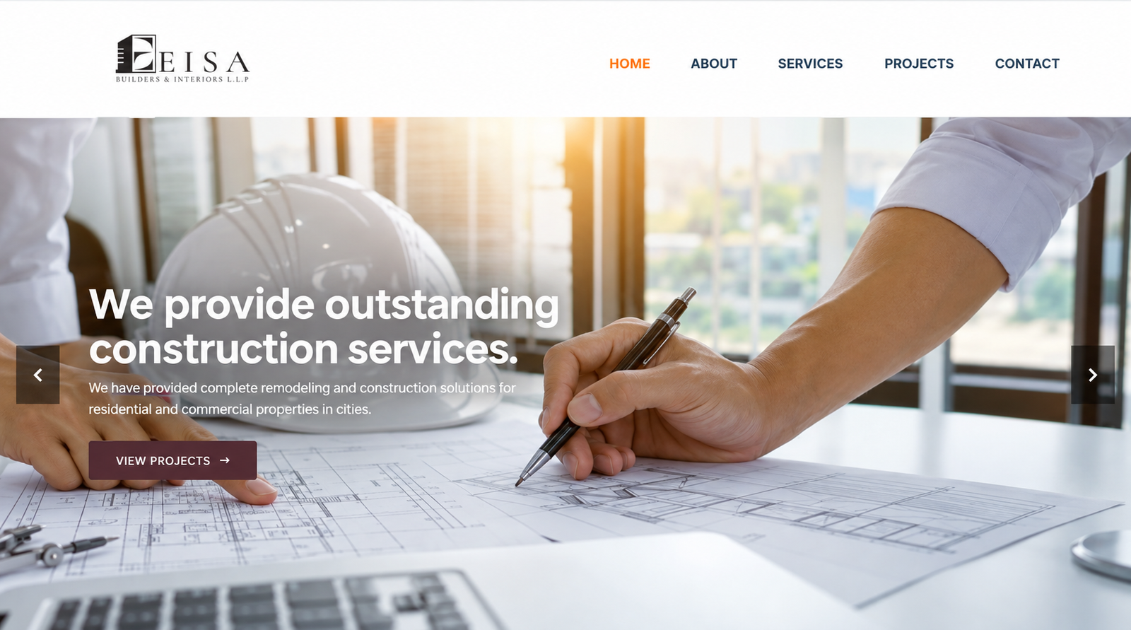 EISA Builders website