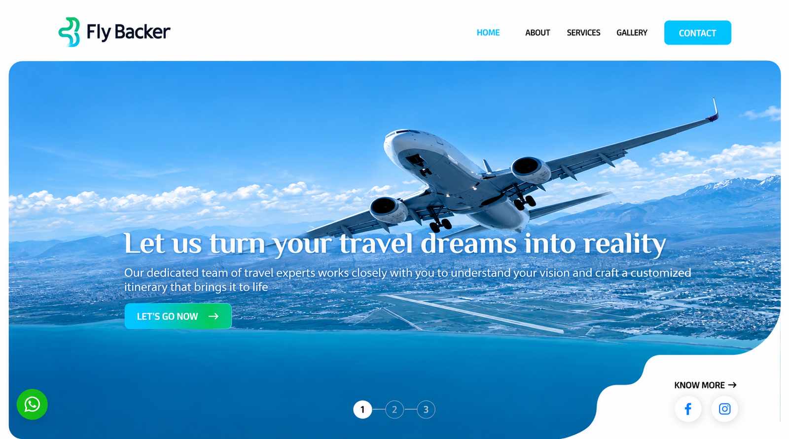 Flybacker website