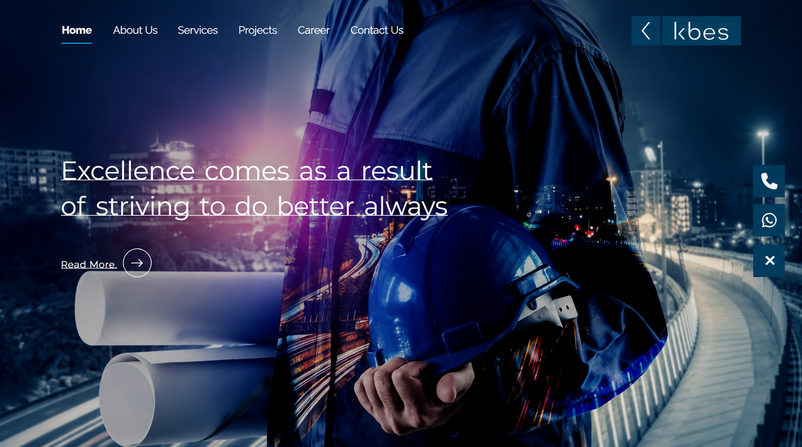 KBE Services website