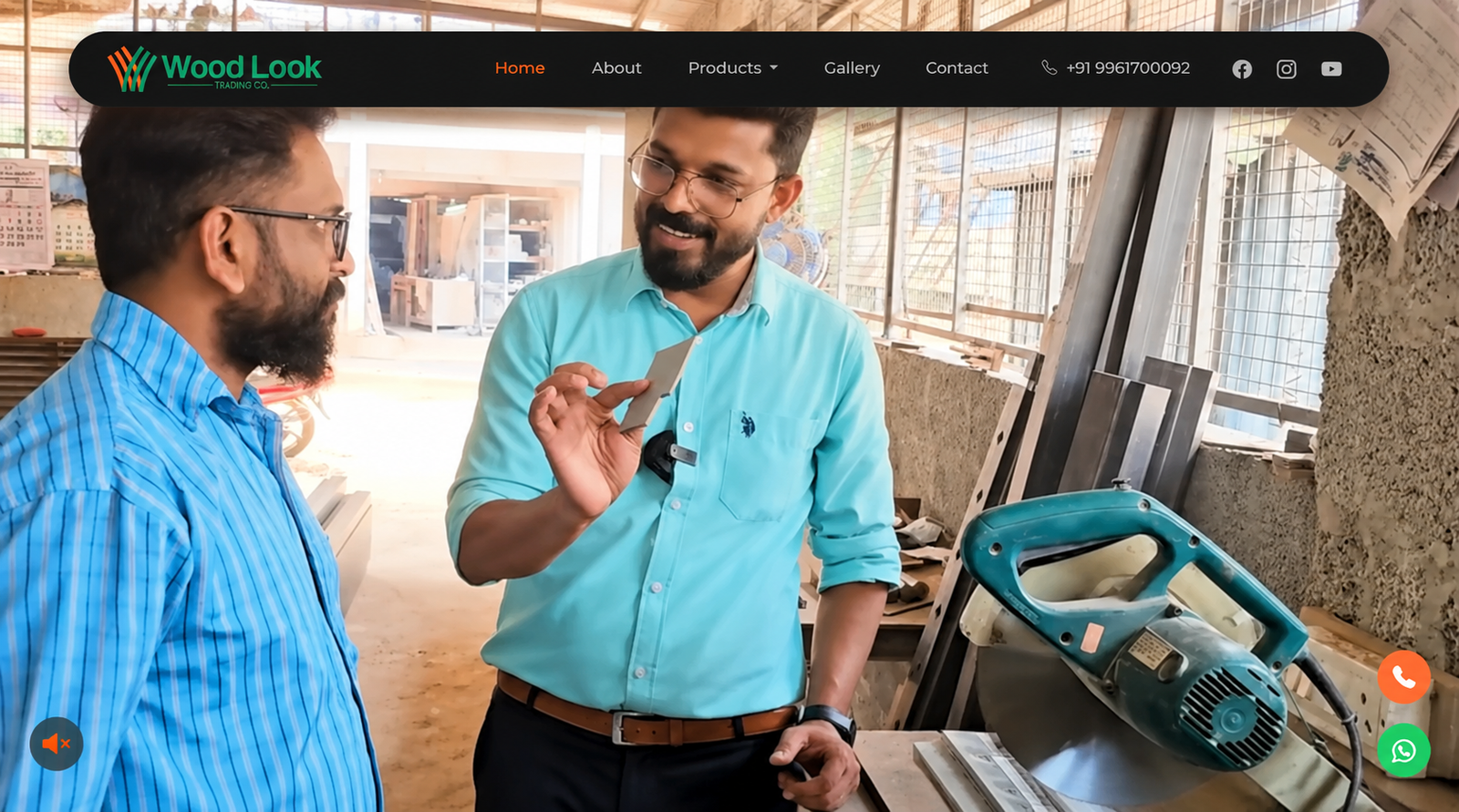 Wood Look Trading Co website